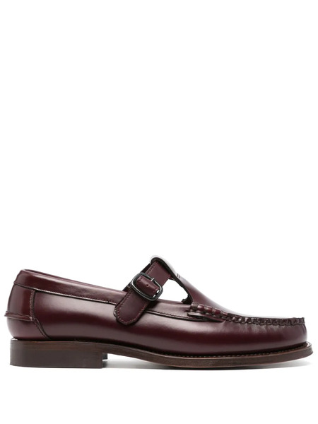  Hereu Mocasines Alber Con Puntera De Almendra - Rojo 