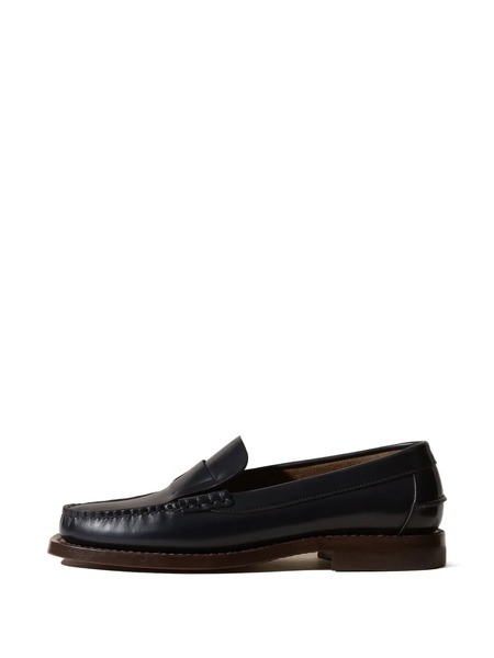  Hereu Mocasines Con Detalle Entrelazado - Azul 