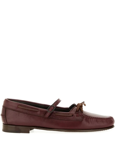  Hereu Mocasines Con Hebilla - Rojo 