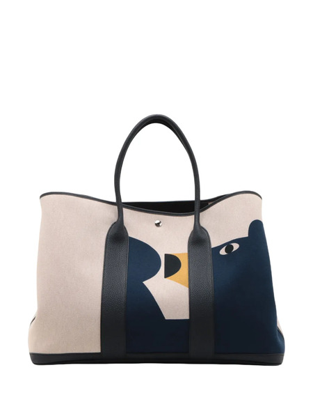  Hermès Pre-owned Bolso Shopper Garden Party 49 De Lona Toile H Plume Y Piel Negonda Teddy H 2024 - Neutro 