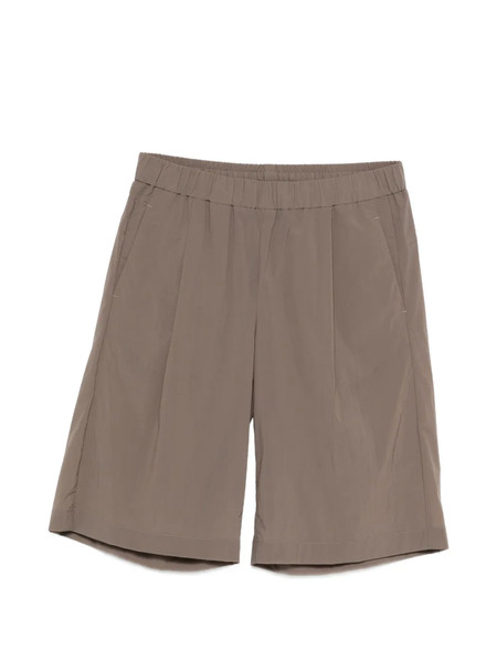  Herno Bermudas Con Cinturilla Elástica - Marrón 