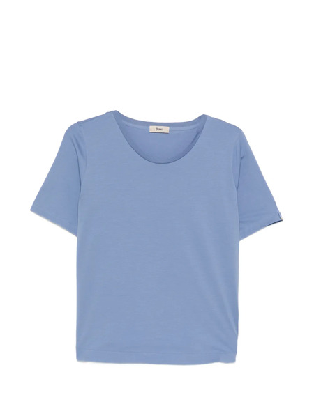  Herno Camiseta Con Dobladillo Redondo - Azul 