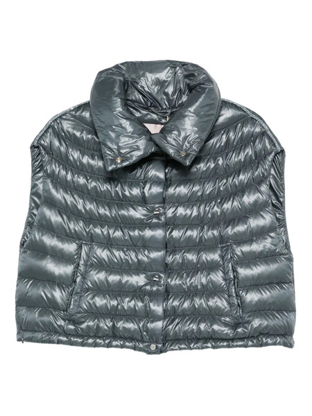  Herno Chaleco Acolchado Con Cuello Alto - Azul 