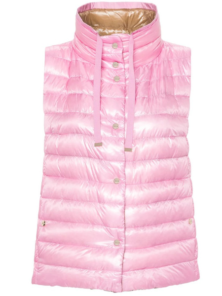  Herno Chaleco Acolchado Reversible - Rosa 