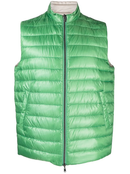  Herno Chaleco Reversible Acolchado - Verde 
