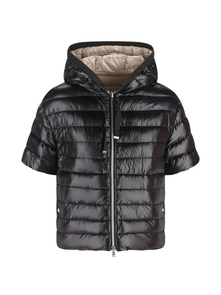  Herno Chaqueta Reversible Con Capucha - Negro 