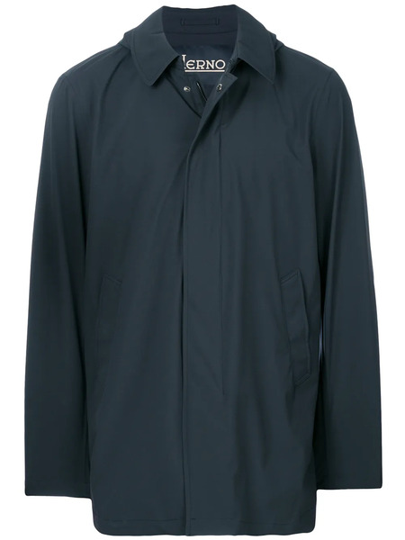  Herno Chubasquero Con Capucha - Azul 