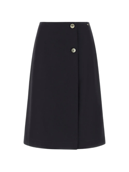  Herno Falda Midi Acampanada - Azul 
