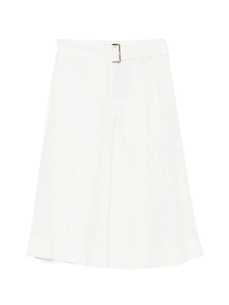  Herno Falda Midi Texturizada - Blanco 