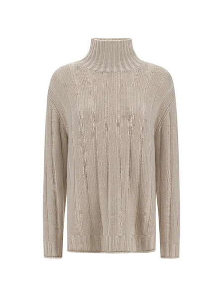  Herno Jersey Con Cuello Alto - Neutro 