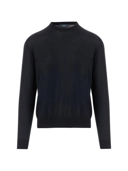  Herno Jersey Con Cuello Redondo - Azul 