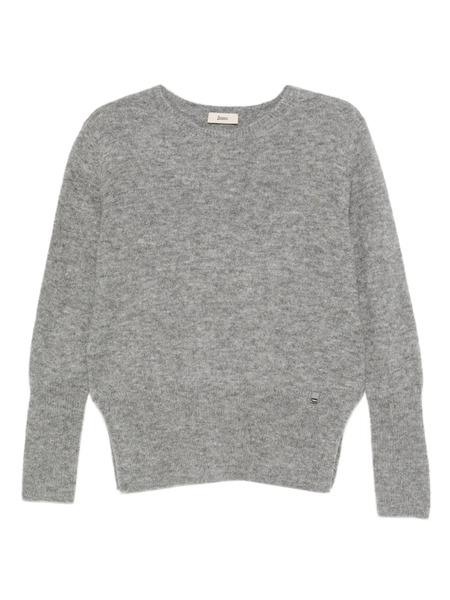  Herno Jersey Con Cuello Redondo - Gris 