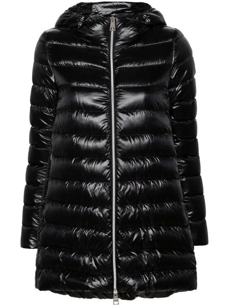  Herno Parka Acolchada Con Capucha - Negro 