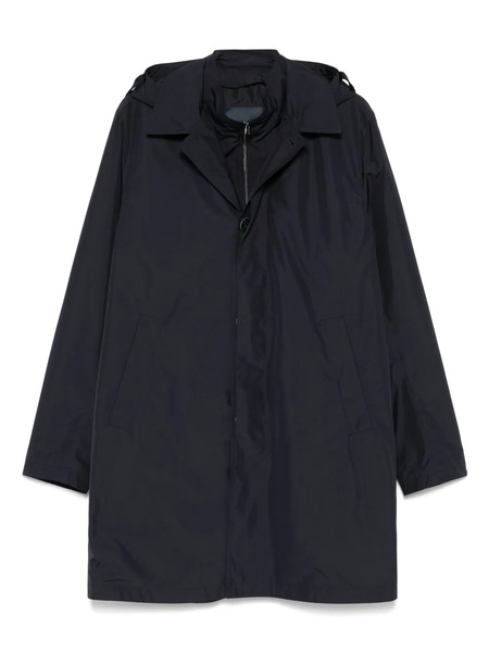  Herno Parka Con Capucha - Azul 