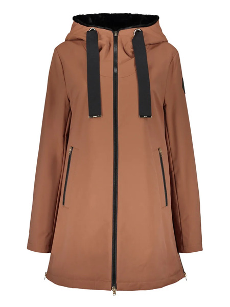  Herno Parka Con Capucha - Marrón 