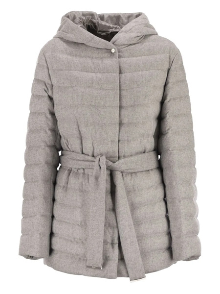  Herno Plumífero Con Capucha - Gris 