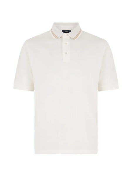  Herno Polo Con Botones - Neutro 