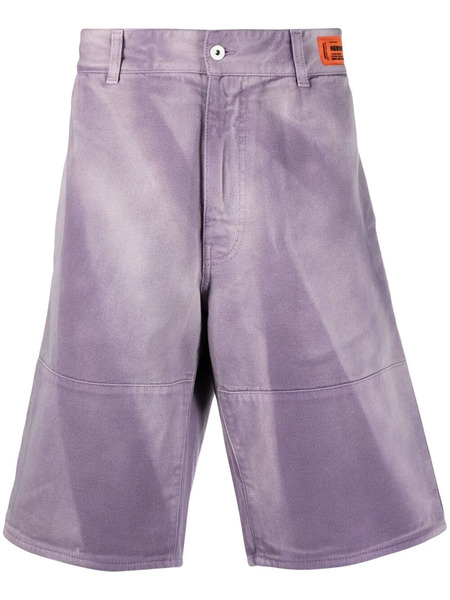  Heron Preston Bermudas Con Efecto Degradado - Morado 