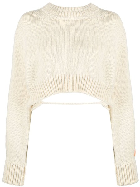  Heron Preston Jersey Con Espalda Abierta - Blanco 