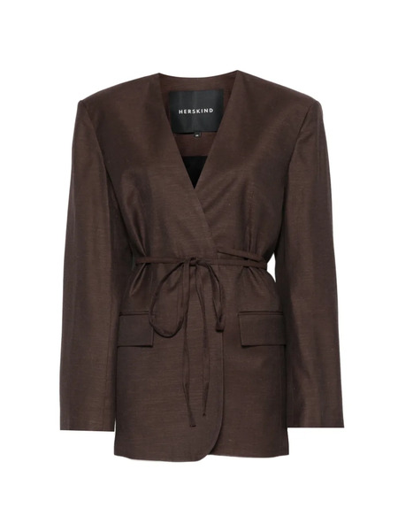  Herskind Blazer Indiana Oversize - Marrón 