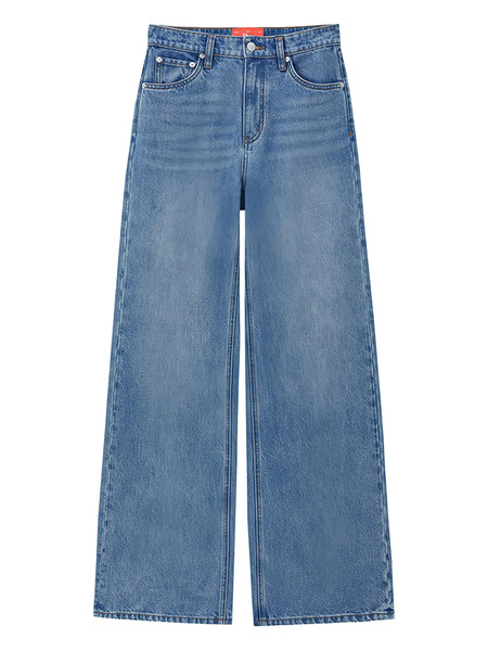  Hey Joanie Vaqueros Estilo Baggy Años 80's - Azul 