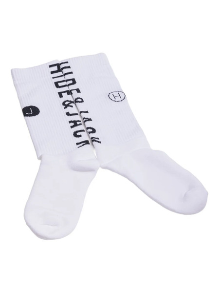  Hide&jack Calcetines Con Logo Estampado - Blanco 