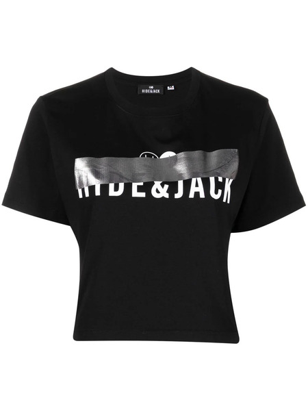  Hide&jack Camiseta Con Logo Estampado - Negro 