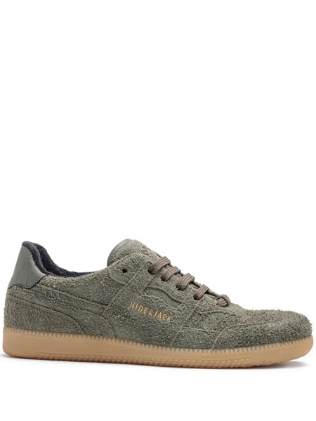  Hide&jack Zapatillas De Ante Con Tiras Autoadherente - Verde 