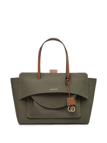  Hidesins Super Flap Logo-lettering Handbag - Verde 