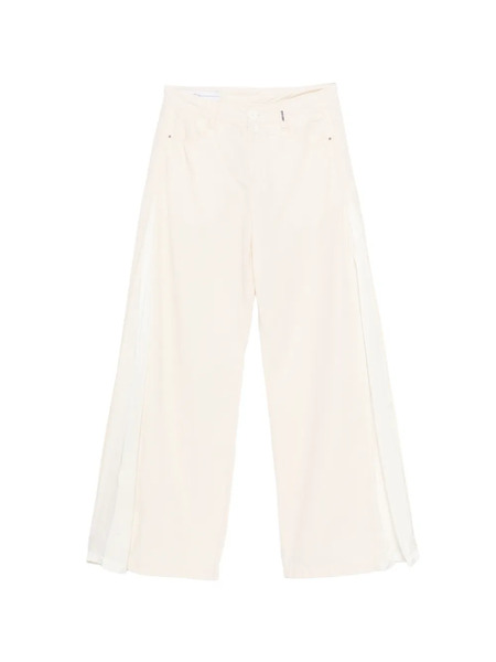  High Pantalones Con Panel Lateral - Neutro 