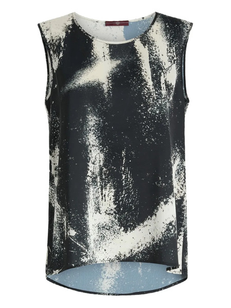  High Top Cue Con Efecto De Espray - Negro 