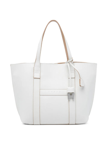  Hogan Bolso Shopper Script Con Asas - Blanco 