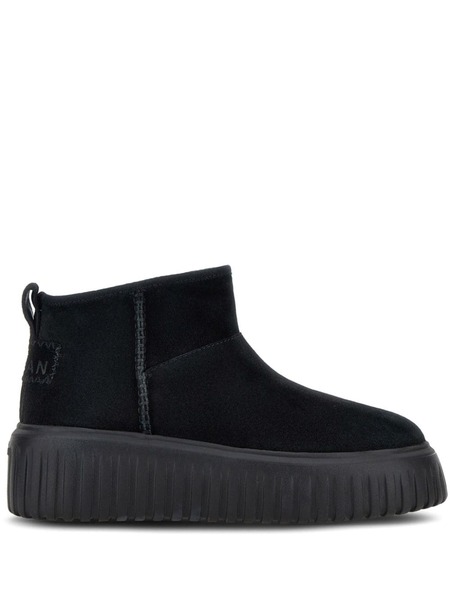  Hogan Botas Basso Con Logo - Negro 
