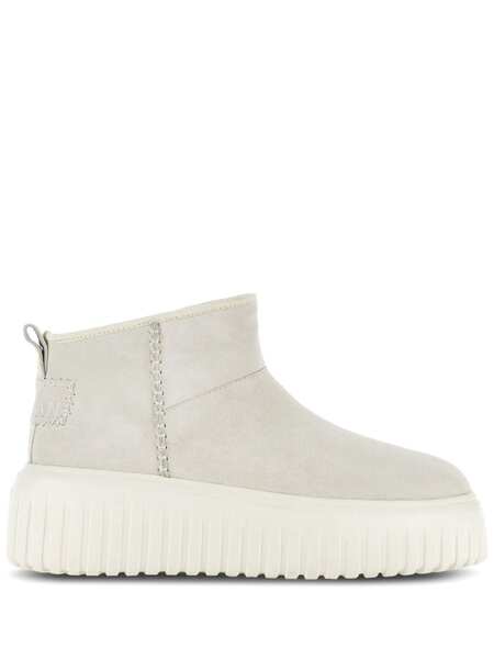  Hogan Botas Basso Con Logo - Neutro 