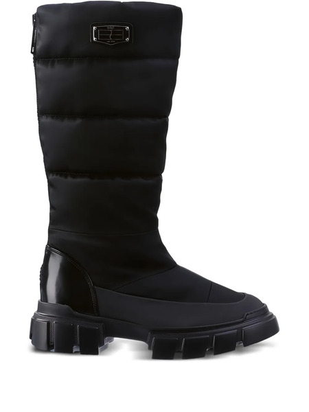  Hogl Botas Altas Harvey Acolchadas - Negro 