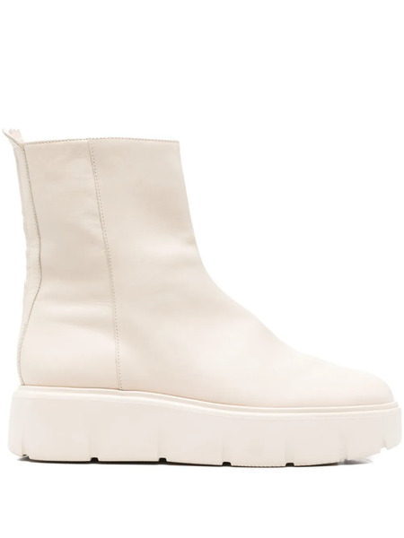  Hogl Botas Con Plataforma Y Cremallera - Neutro 