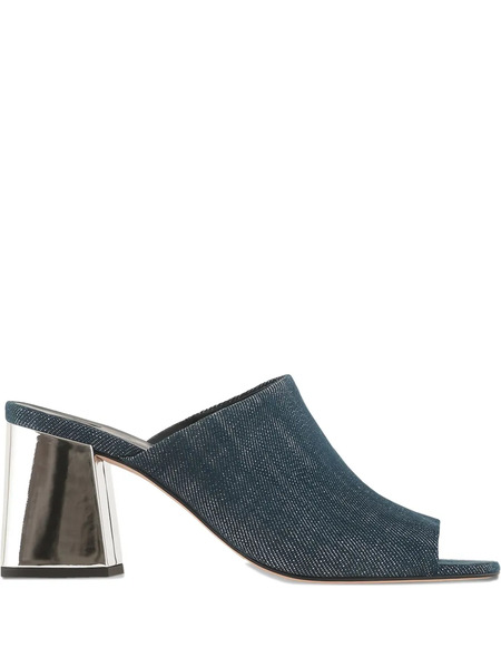  Hogl Mules Joyce Con Tacón De 70 Mm - Azul 