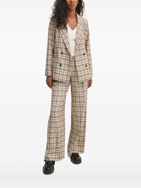  Hoss Intropia Blazer A Cuadros - Neutro 