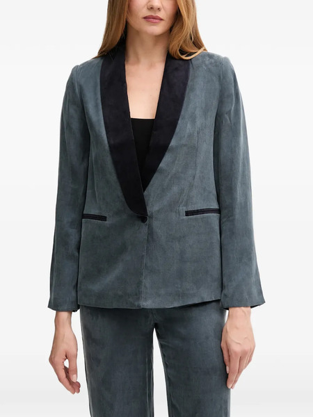  Hoss Intropia Blazer Con Solapa De Esmoquin - Azul 
