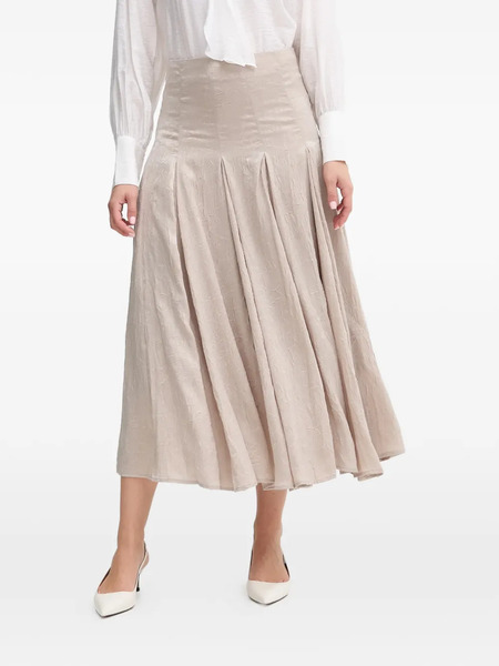  Hoss Intropia Falda Midi Texturizada Con Pliegues - Neutro 