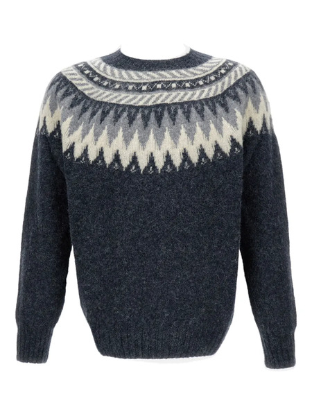  Howlin' Jersey Con Cuello Redondo - Gris 