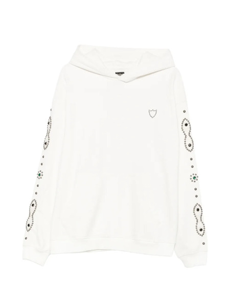  Htc Los Angeles Sudadera Moustache Con Capucha - Blanco 