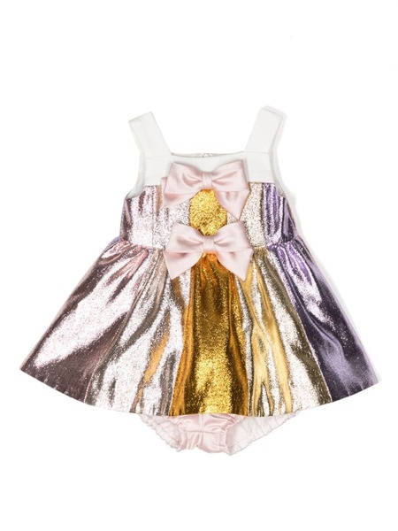  Hucklebones London Vestido Con Efecto Metalizado 