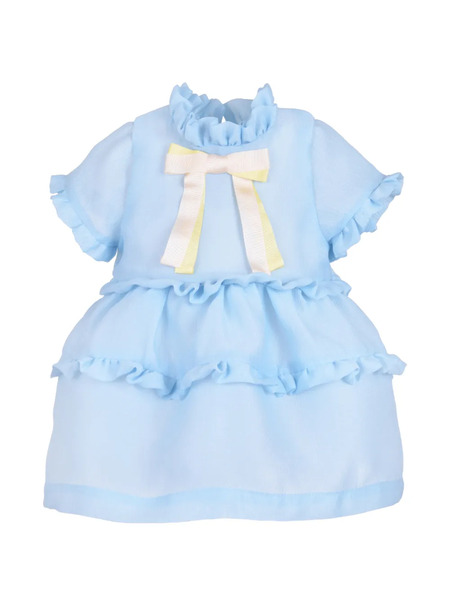  Hucklebones London Vestido Con Volantes - Azul 