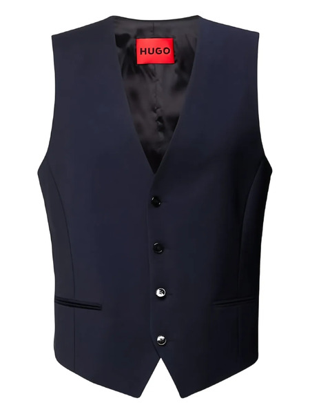  Hugo Chaleco Con Botones - Azul 