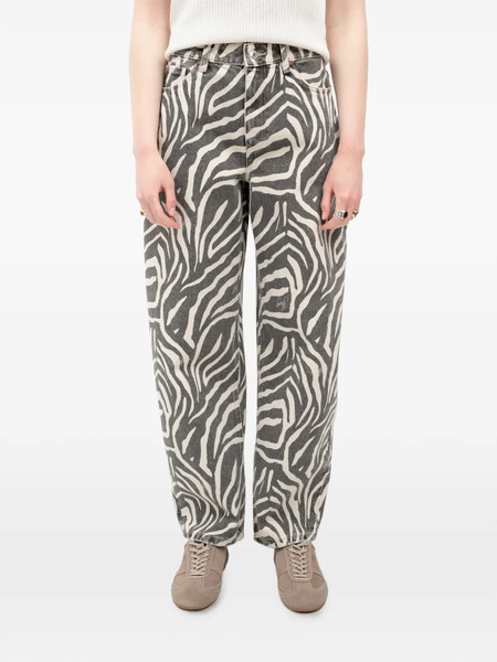  Hugo Zebra-print Jeans - Gris 