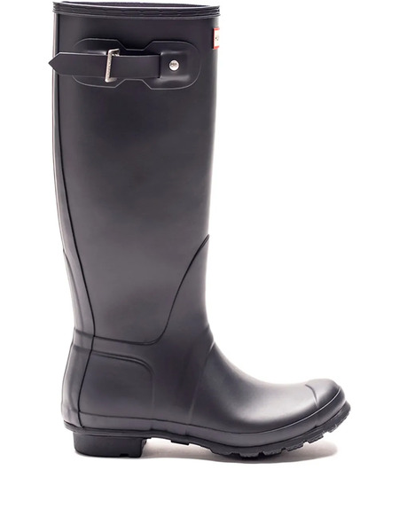  Hunter Botas Con Aplique Del Logo - Negro 