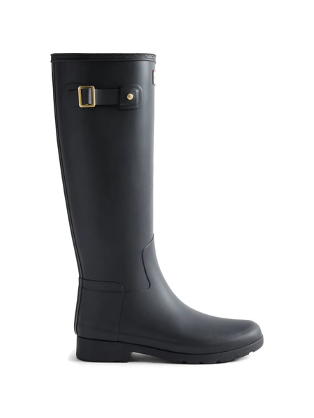  Hunter Botas Wellington Con Ribete - Negro 