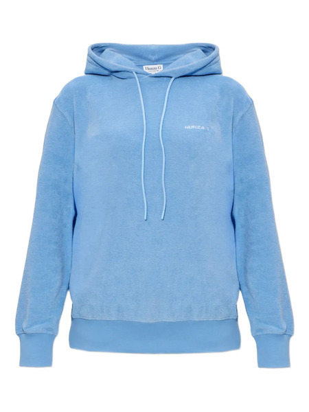  Hunza G Sudadera Frotte Con Capucha - Azul 