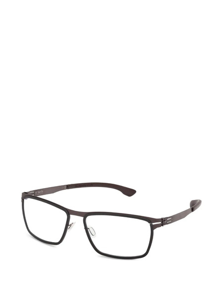  Ic! Berlin Gafas Con Montura Rectangular - Negro 
